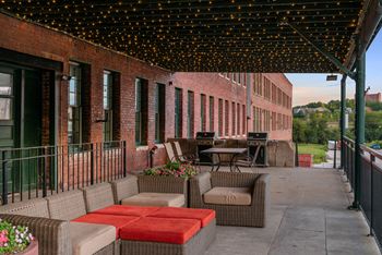 Courtyard patio